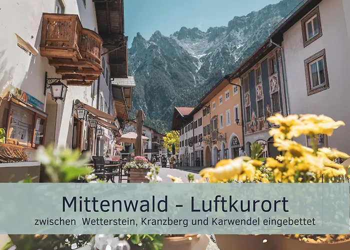 Karwendelsuite - 5 Sterne Mit Bestem Bergblick, Zentrumsnah & Ruhig Gelegen, Familienfreundlich Διαμέρισμα